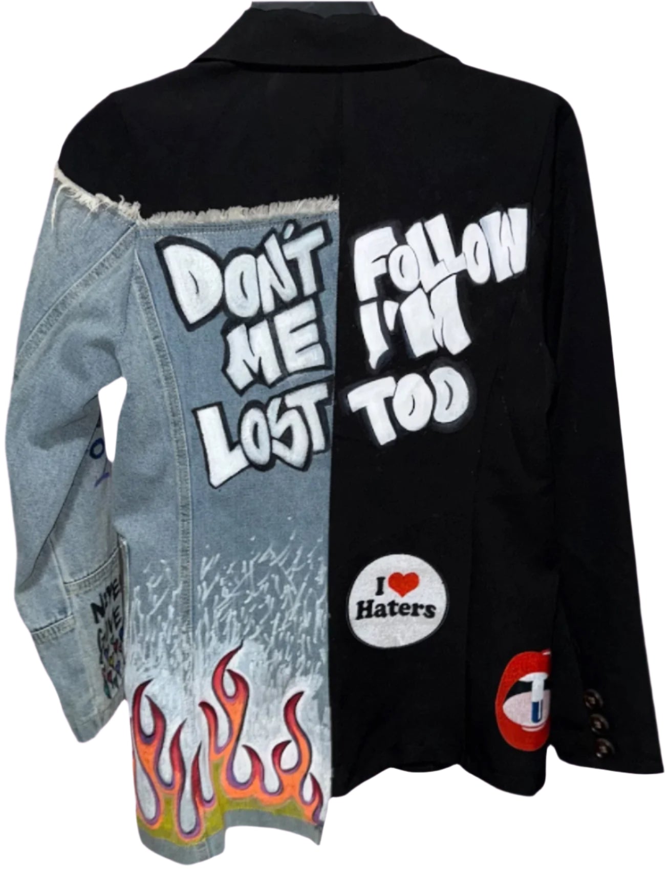 Hand painted blazer