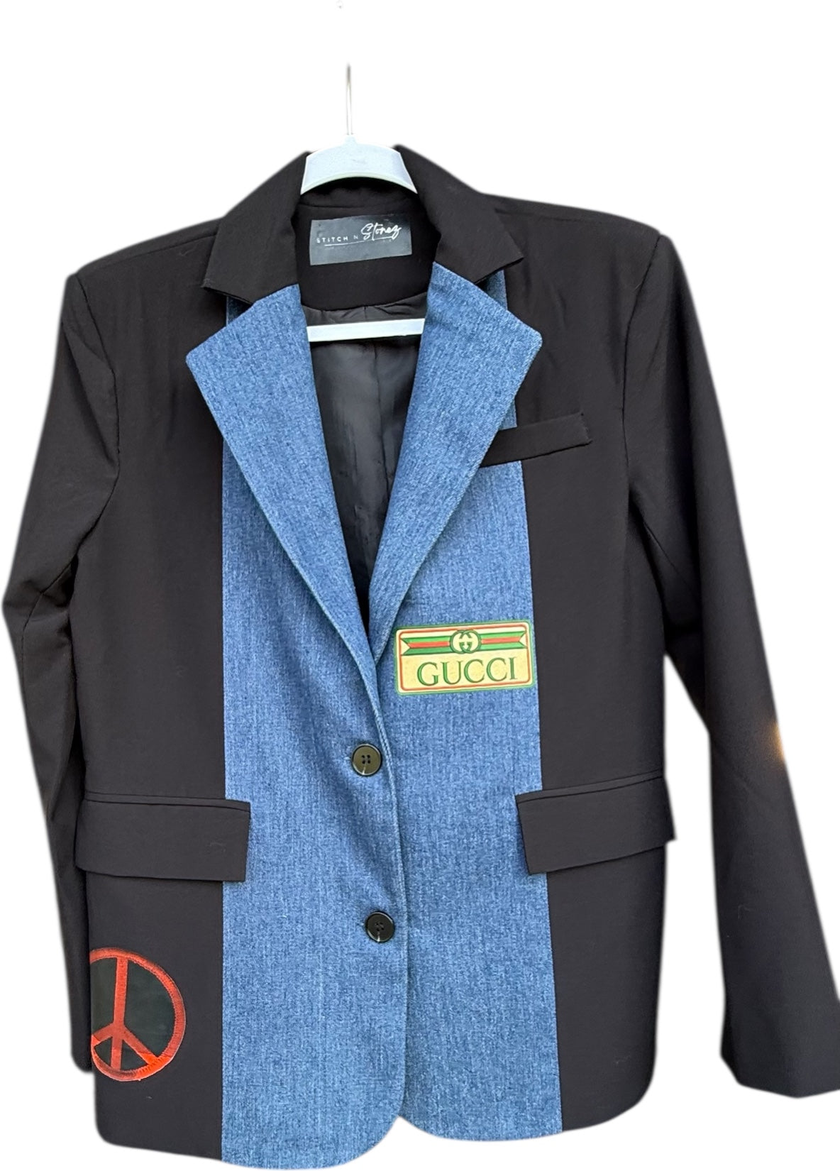 Denim black blaze