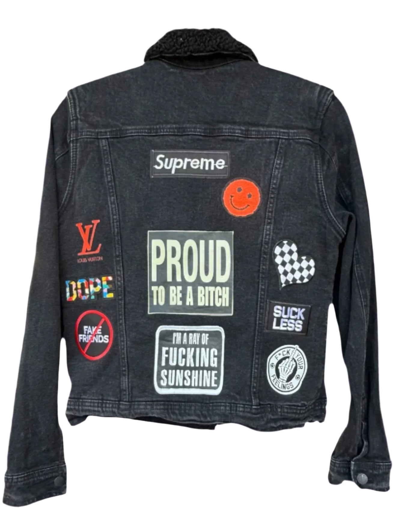 Black denim