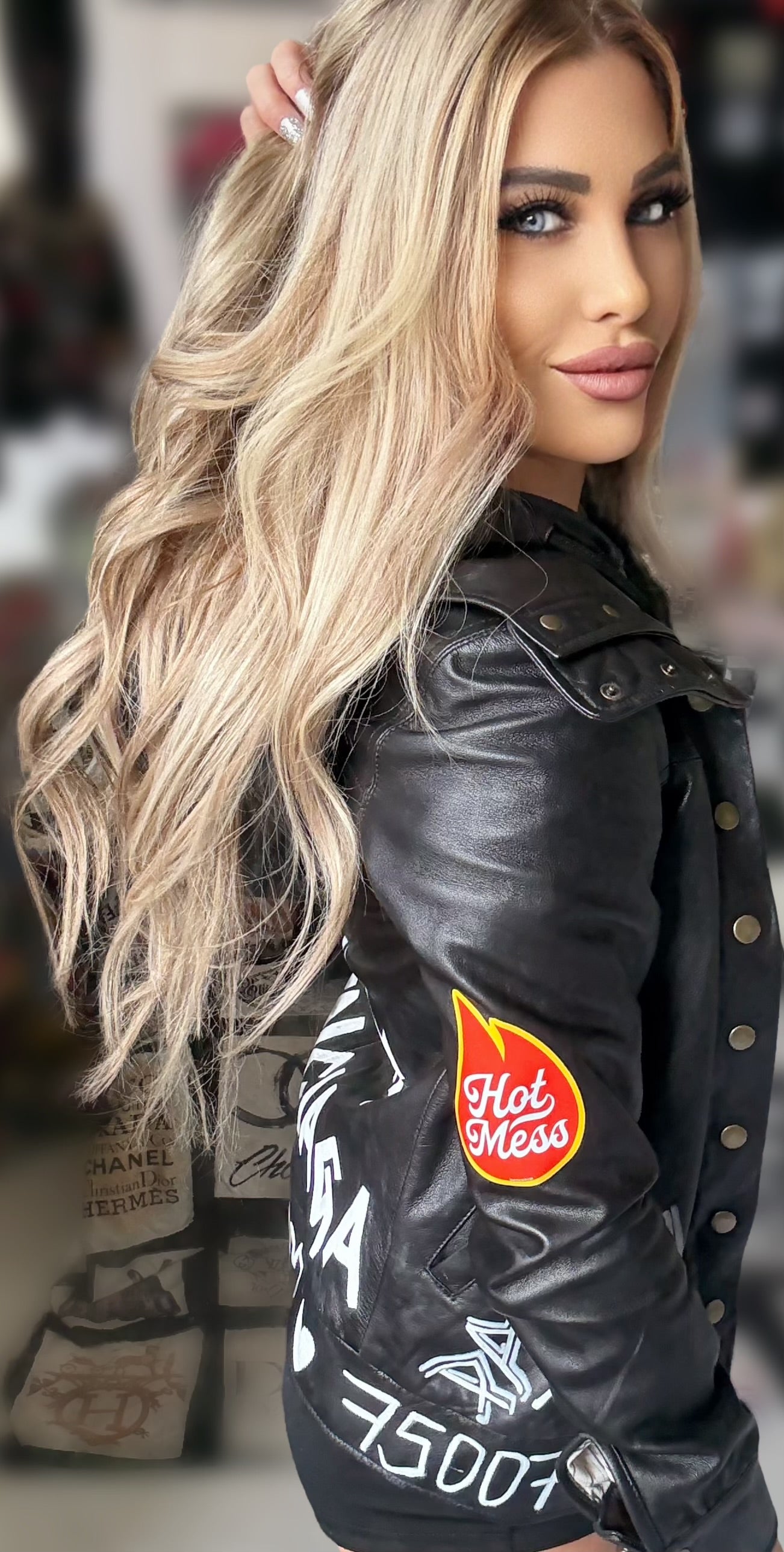 Leather Graffiti