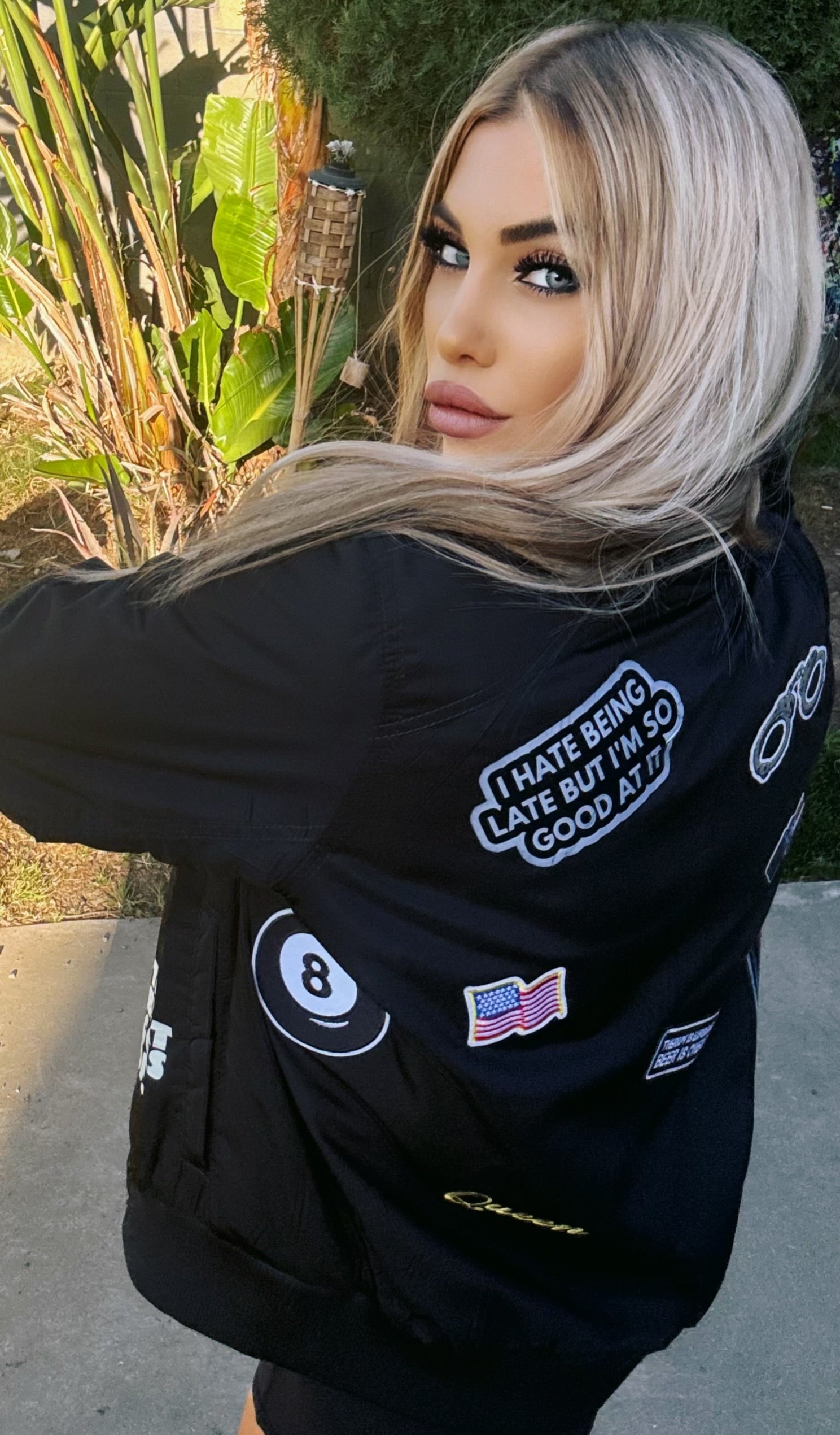 Patched bomber